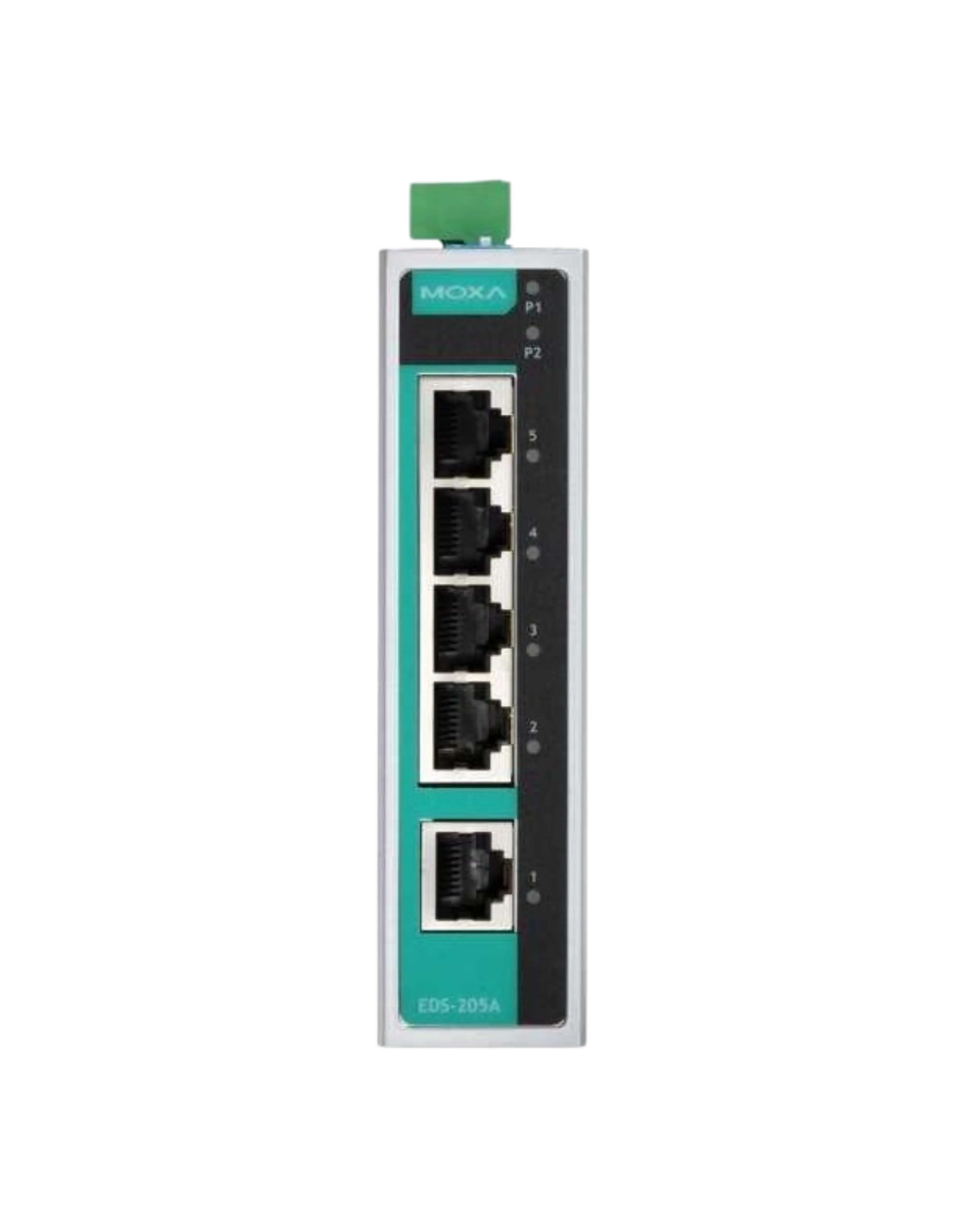 Moxa EDS-205A 5-Port Compact Unmanaged Ethernet Switch — Moxa Industrial Communication